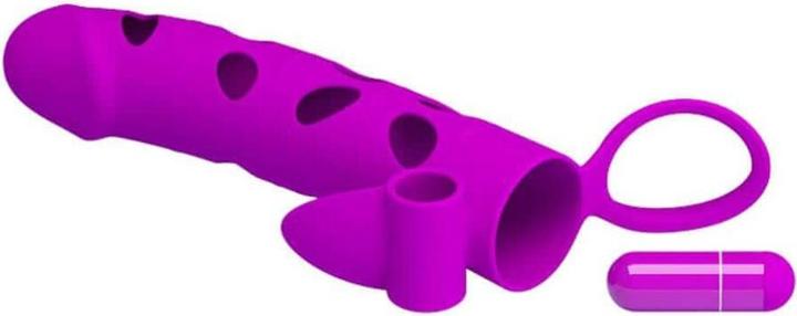 Productafbeelding Pretty Love Penishülle mit Klitorisstimulator