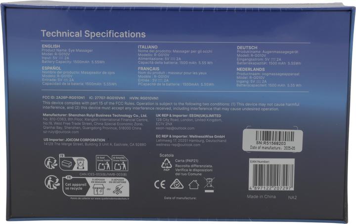 Produktbild Renpho Eyeris 3