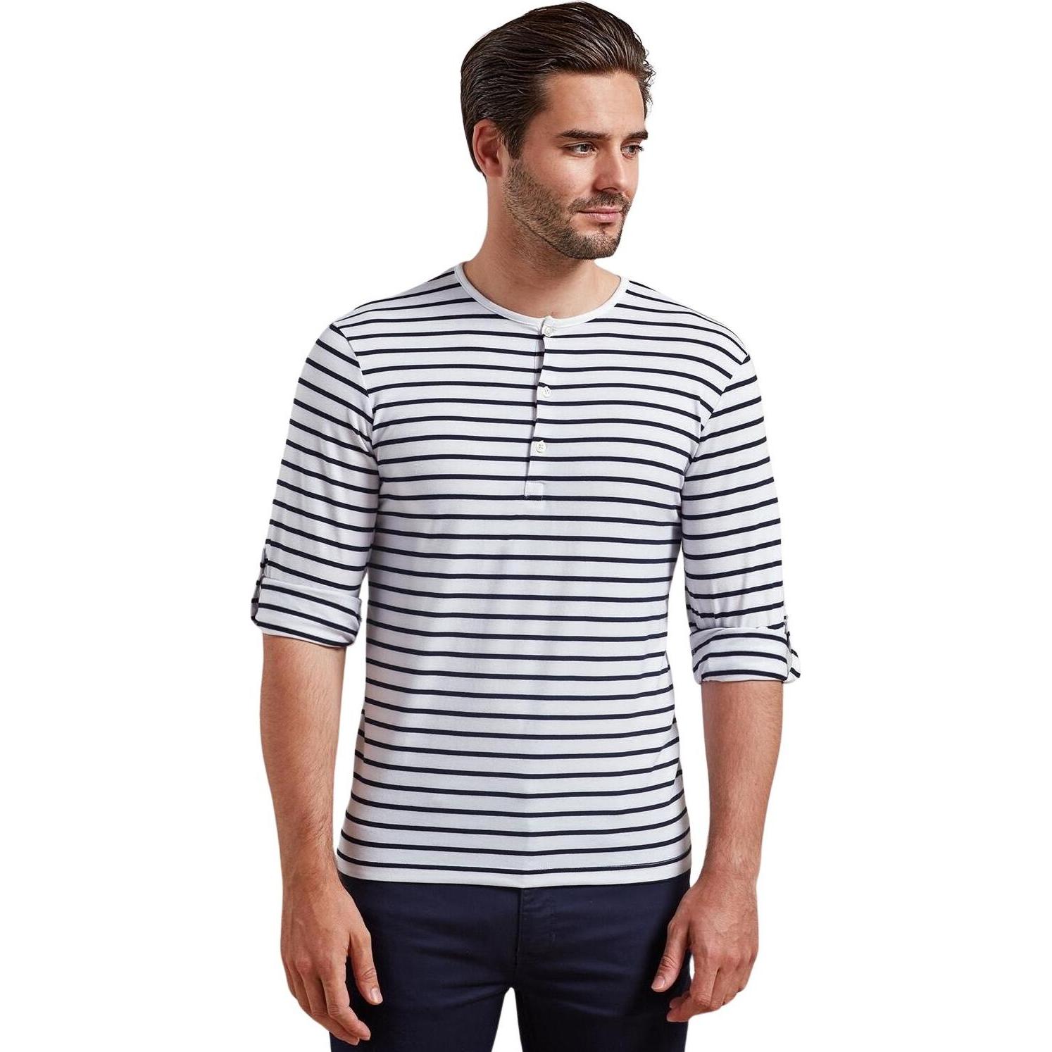 Thumbnail - Premier, Herren, Hemd, Long John, Weiss, Blau, (XL)
