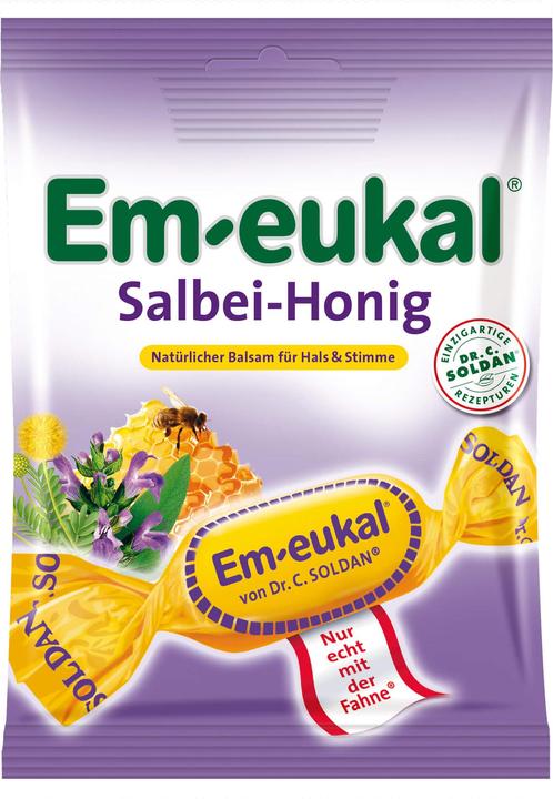 Produktbild Em-eukal Salbei-Honig Bonbons, 75 g Bonbons (1 Stk., 75 g)