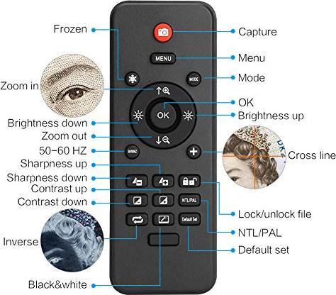 Actual product image Andonstar Soldering Digital Microscope
