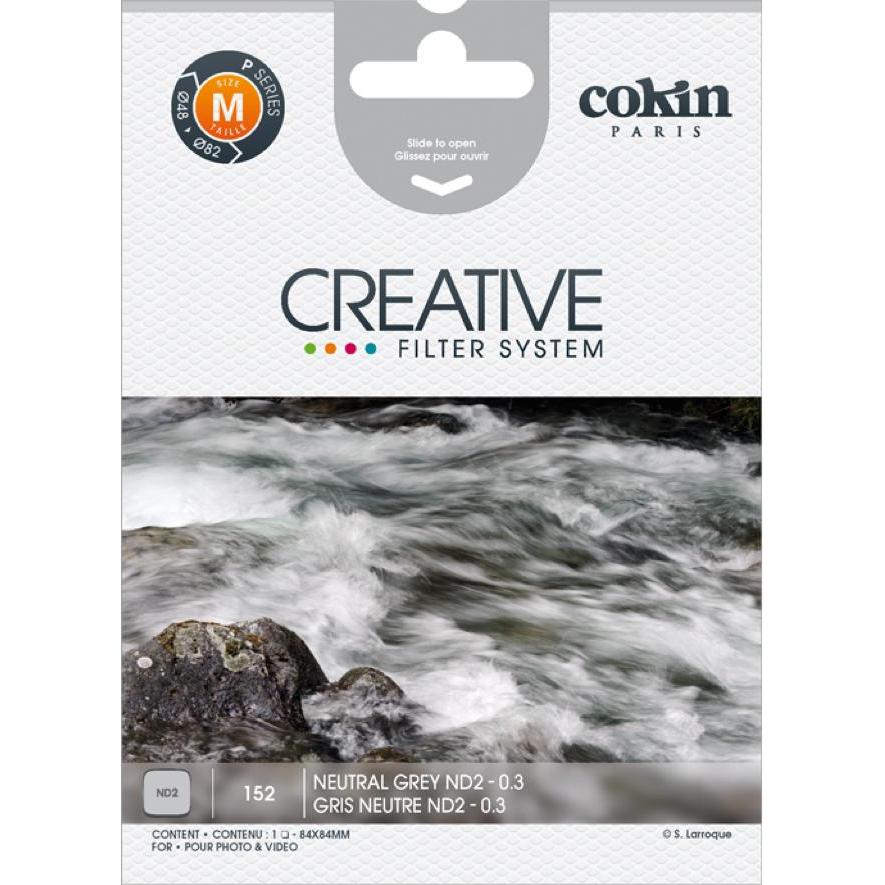 Cokin Filter P152 ND 2 (84 mm, ND- / Graufilter, 62 mm), Objektivfilter, Grau