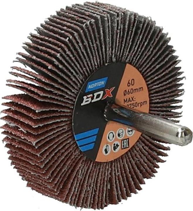 Norton Flap disc with shaft R207Plus 60x15x6 P60