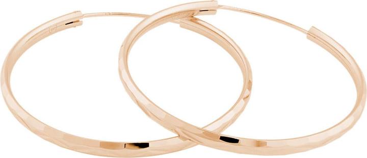 Immagine prodotto JVD Orecchini in argento placcato oro rosa SVLE0209XD5RO - Diametro: 4 cm