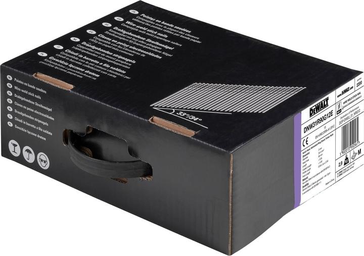 Produktbild DeWalt Streifennagel 34Gr. RingVZ 90mm 2200Stk