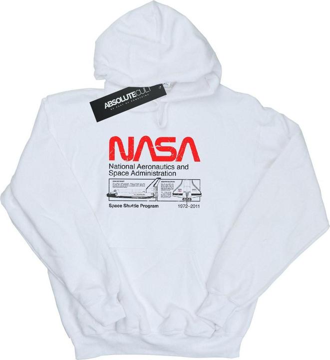 Produktbild Nasa Classic Space Shuttle Kapuzenpullover Mädchen (140, 146)