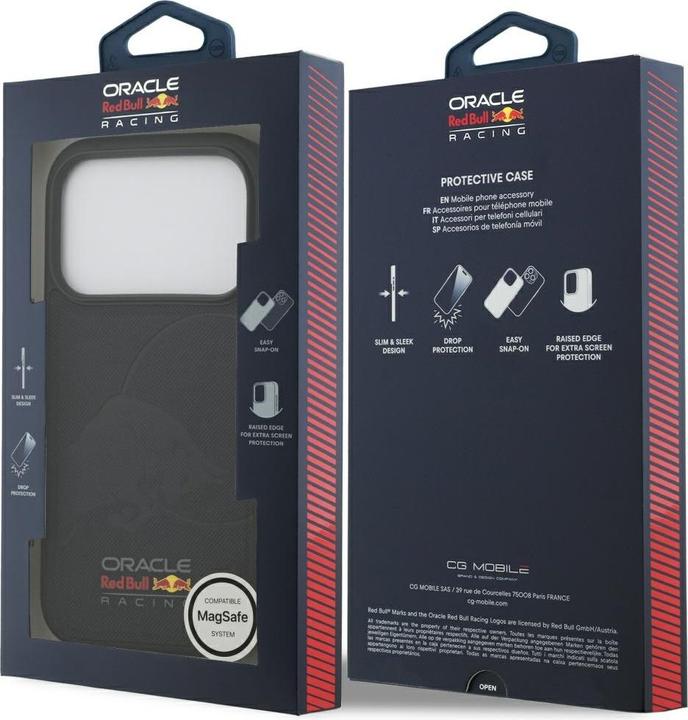 Image du produit Red Bull Case Meshed Debossed Bull MagSafe for iPhone 17 Pro navy (Apple iPhone 17 Pro)