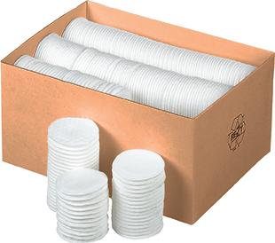 Comair Tampons de coton 500 pièces 100% coton