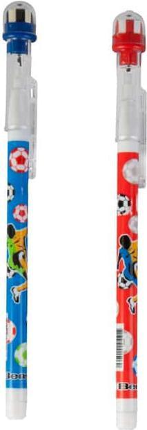 Besttoy Bleistift-Set mit Radierer - Fussball - 1 Stück - verschiedene Ausführungen (1x)