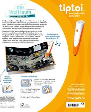 Image du produit tiptoi Der Weltraum: Raumfahrt, Sterne und Planeten (Allemand, Michael Büker, Marco Armbruster, 2023)