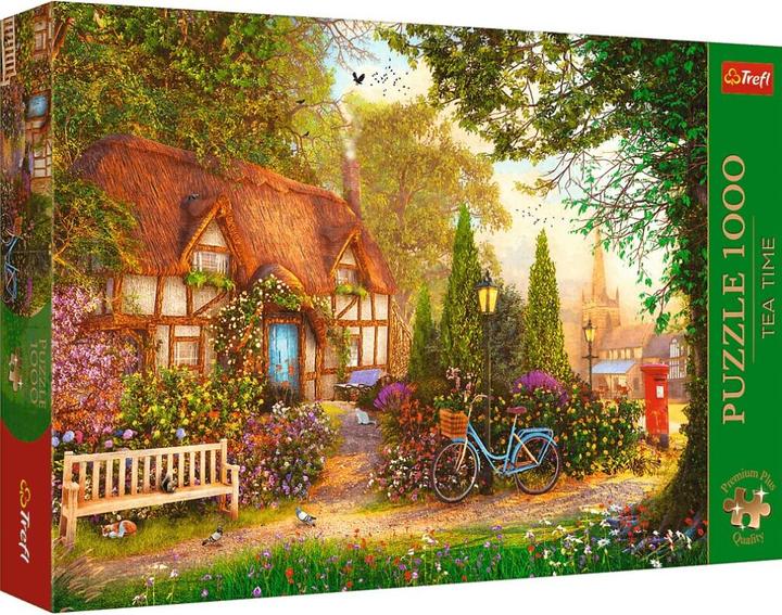 Image du produit Trefl Puzzle Premium Plus 1000 - Cottage avec toit de chaume (1000 pièces)
