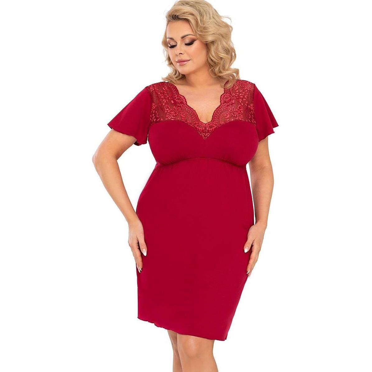 Donna, Pyjama, Nachthemd, Rot, (50)