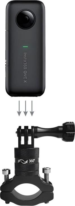 Image du produit Hermex Velo Actioncam-Halterung Fahrradlenker für Insta360 One X GoPro (Héros)