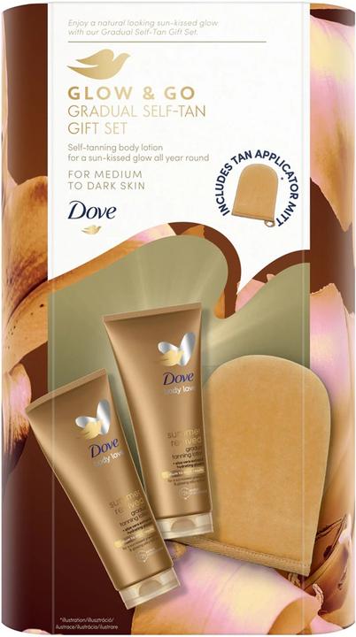 Produktbild Dove Glow And Go Self Tan Set (200 ml)