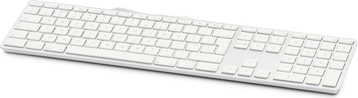 Produktbild LMP USB Keyboard 110 keys wired USB keyboard with 2x USB and aluminum upper cover - Czech (Eng. Int., Kabelgebunden)