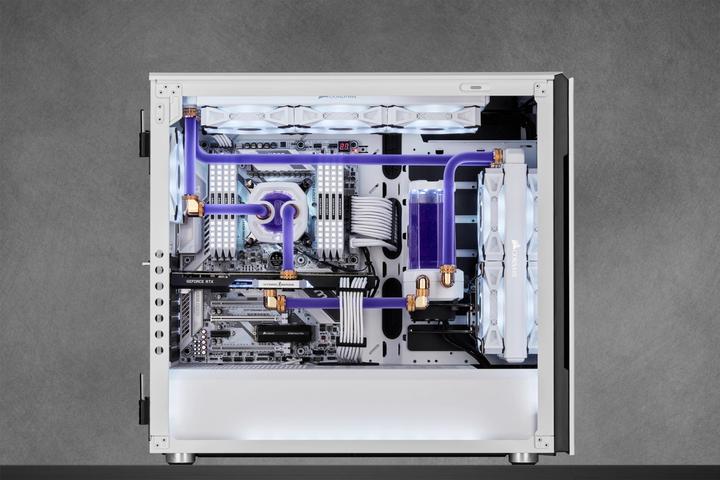 Actual product image Corsair CX-9059005-WW Computer Cooling Component Universal Coolant Tube 3 Piece(s) Transparent (1 m, Plastic)