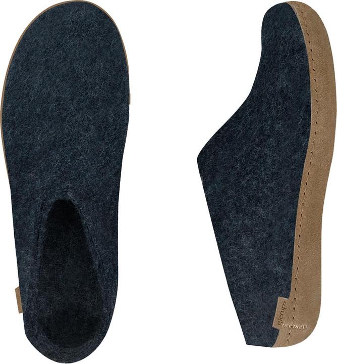 Image du produit Glerups Pantoufles à semelle de cuir (43)