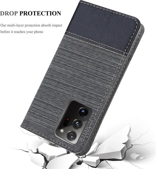 Produktbild Cadorabo Book Jeans Optik Cover (Samsung Galaxy Note 20+)