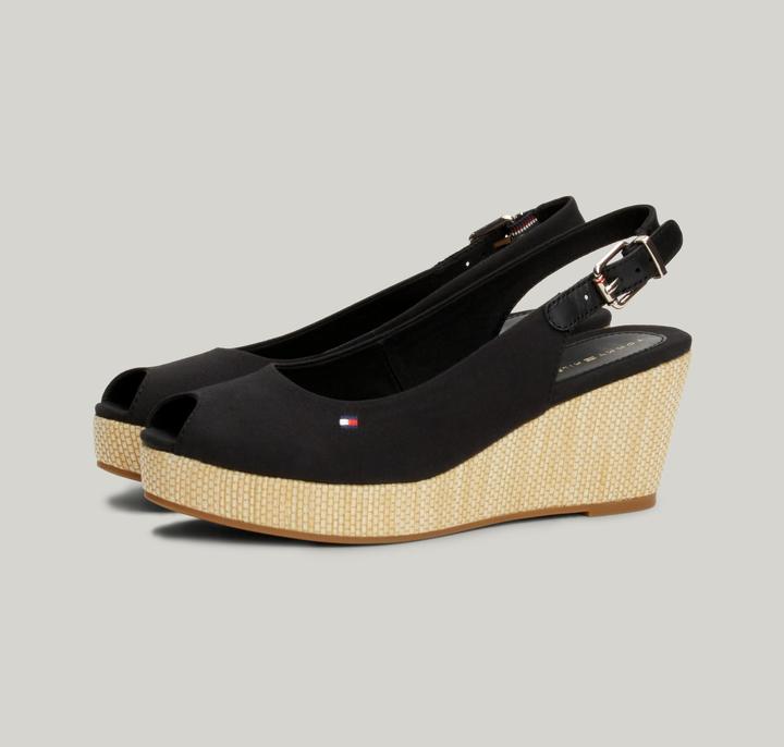 Actual product image Tommy Hilfiger Iconic Elba Sling Back Wedge-40 (40)