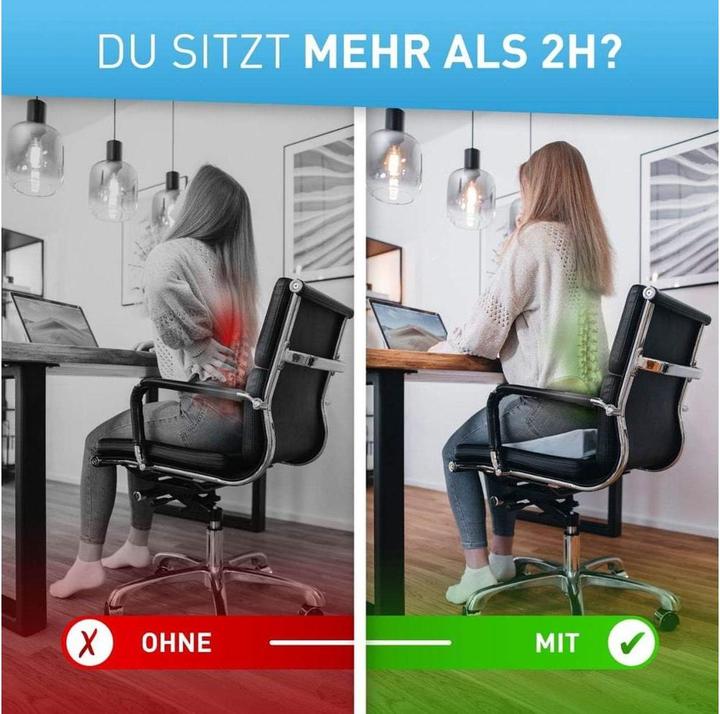 Produktbild Flipline Keilkissen mit Samtbezug – Antirutschbezug, Material (33 x 36 cm)