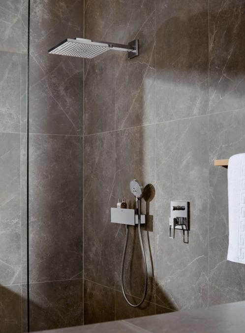 Produktbild hansgrohe HG Handbr RAINDANCE SELECT S 120 3jet DN 15, EcoSmart Version weiss/chrom (3 Strahlarten, 9 l/min)