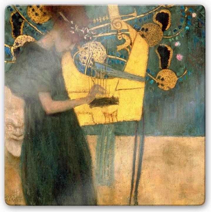Image du produit Trenddeko Klimt - La musique (50 x 50 cm)