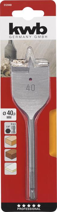 Actual product image kwb Flat milling drill PROFI, ø 40 mm (40 mm)