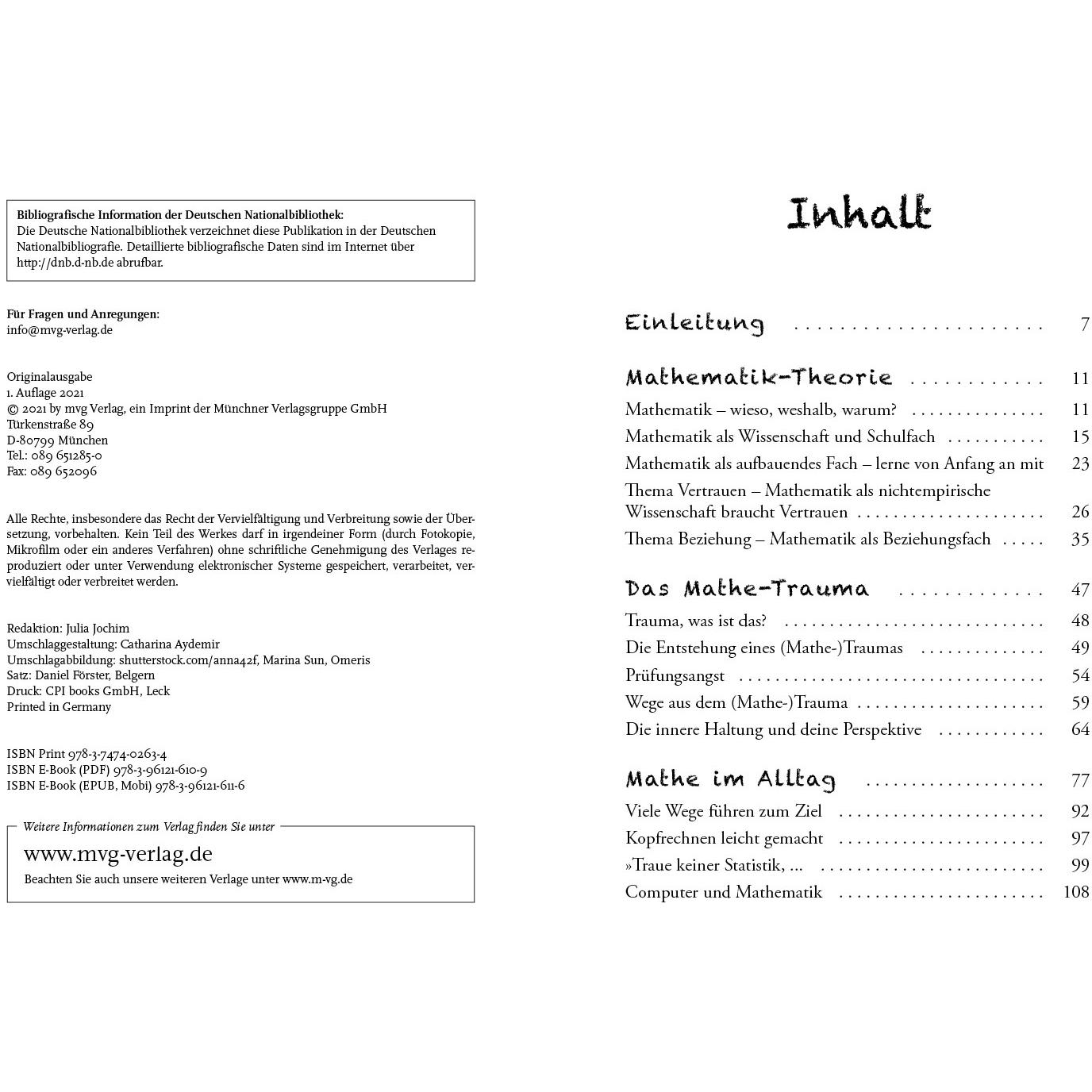 Thumbnail - Mathe ohne Angst, Schulbücher von Georg Burkhardt