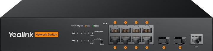 Yealink MSFT - RCH240 E2 - 24-Port L2+Web Managed PoE+ Switch (24 Ports)