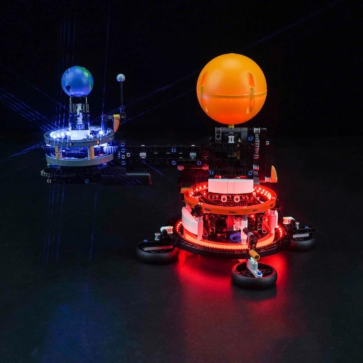 BrickBling Set di luci LED per Lego Sole Terra Luna
