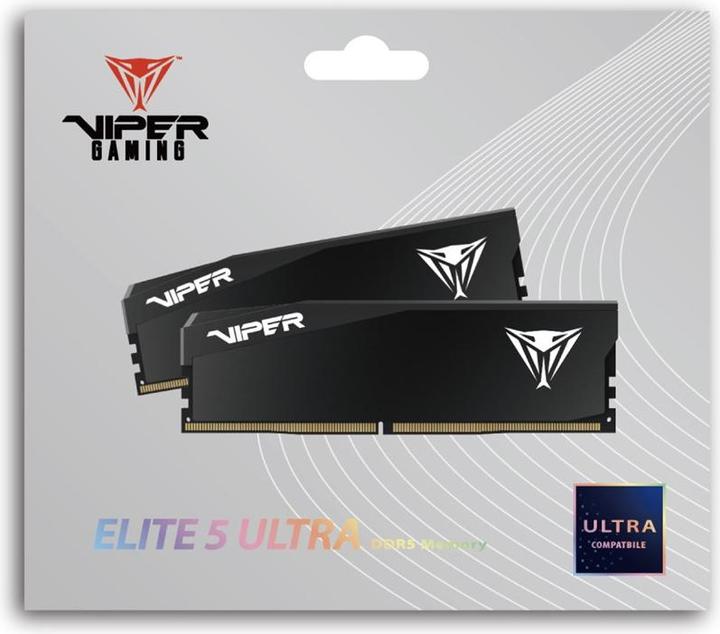 Immagine prodotto Patriot DDR5 PC6000 64GB 2x32 Viper Elite 5 Ultra CL28 (VEU564G6028K) (2 x 32GB, 6000 MHz, RAM DDR5, DIMM)