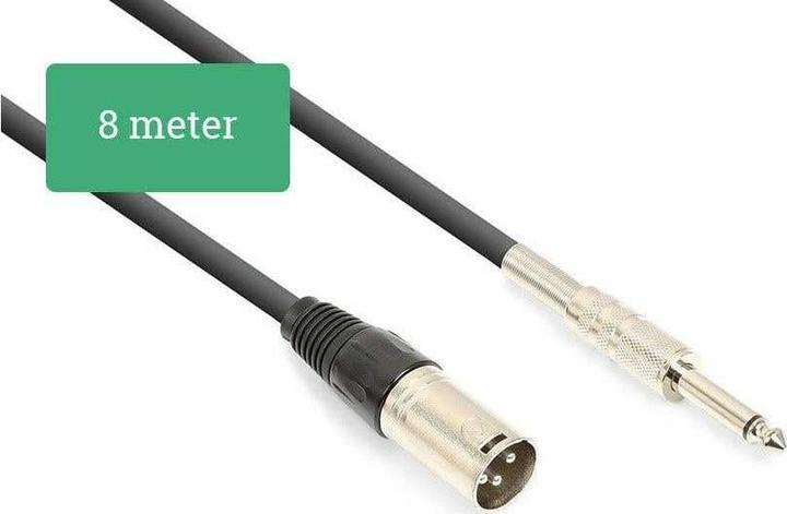 Actual product image Vonyx XLR cable CX312-8 (8 m, 6.3mm jack cable, XLR Cables)