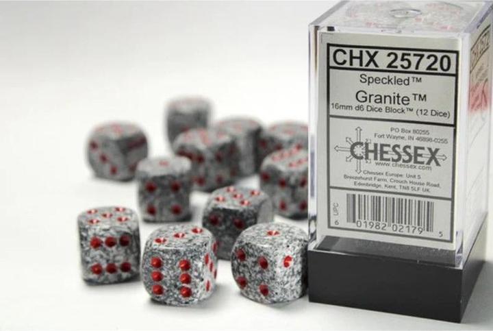 Produktbild Chessex Würfel-Set Granite - Gesprenkelt Granit