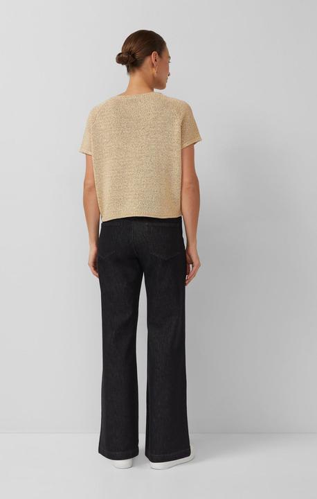 Produktbild s.Oliver Strickpullover Ärmelloser Strickpullover im Relaxed Fit mit U-Boot-Ausschnitt (L)