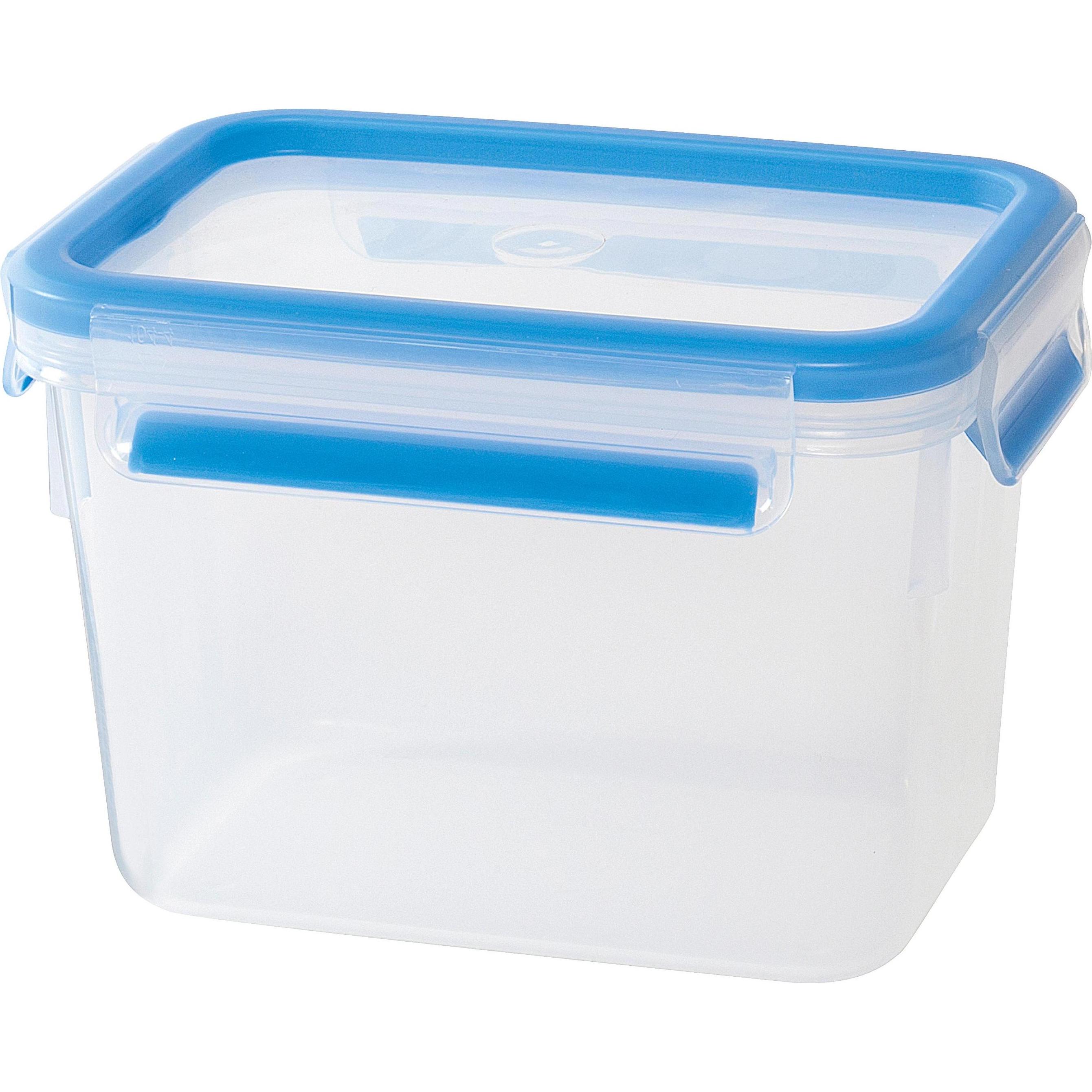 Emsa Clip & Close, Vorratsbehälter, Blau, Transparent