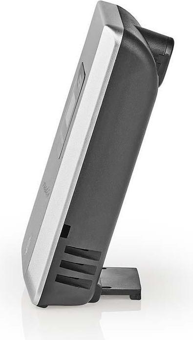 Image du produit Nedis Station météo - alarme - hygromètre - capteur extérieur - noir/argenté