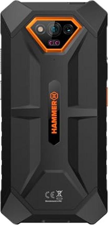 Actual product image Myphone Hammer Iron V LTE 6/64GB pomarańczowy (64 GB, Orange, 6.50", eSIM, 4G)