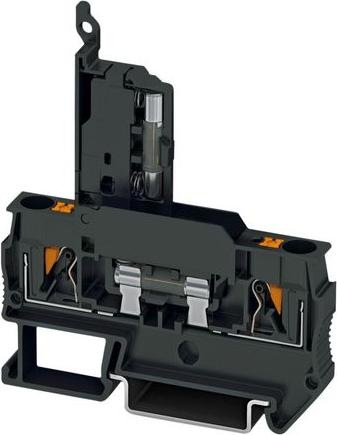 Image du produit Phoenix Contact PTC 4-HESI (5X20) 3270200 Borne de traversée pour fusible 0.20 mm² 4 mm² Noir 50 pcs.