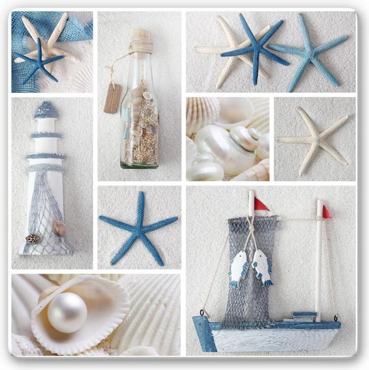 Produktbild Trenddeko Beach Collage (30 x 30 cm)