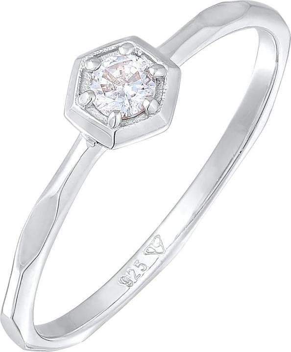 Immagine prodotto Elli Anello di cristallo, Anello di fidanzamento (58, 925 Argento)