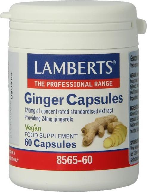 Produktbild Lamberts Ginger 60 Capsules