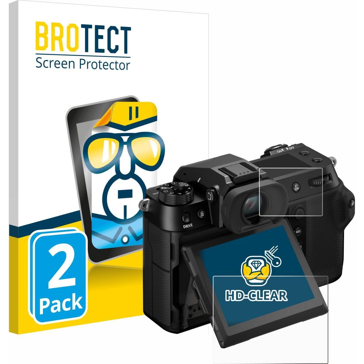 BROTECT Schutzfolie Displayschutz Klar (Displayschutz), Kameraschutz, Transparent