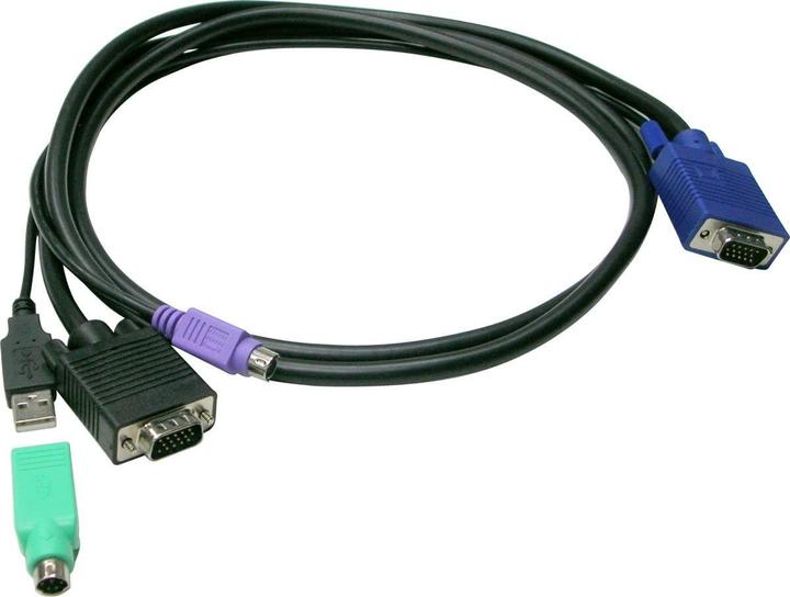 LevelOne KVM Kabel ACC-3201 USB+PS/2