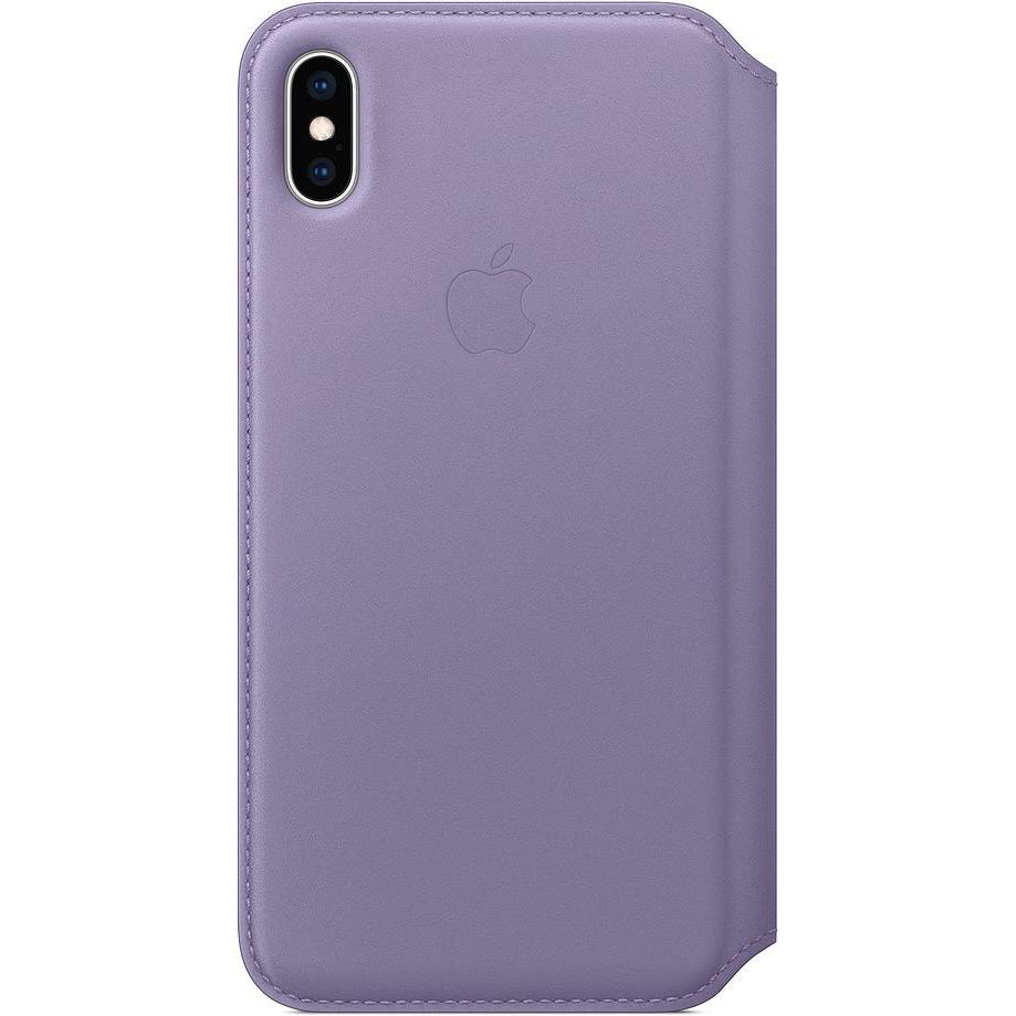 Apple Leder Folio (Apple iPhone XS Max), Smartphone Hülle, Violett