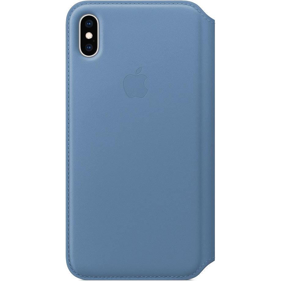 Apple Leder Folio (Apple iPhone XS Max), Smartphone Hülle, Blau