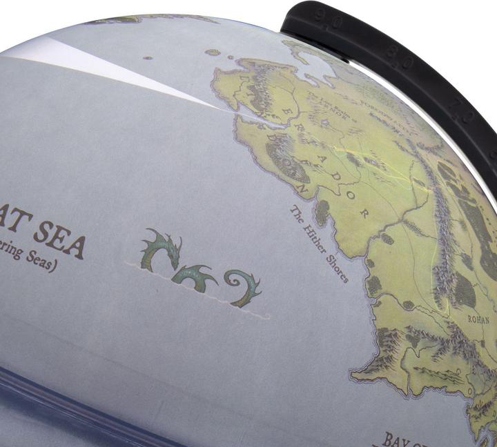 Actual product image Columbus "Lord of the Rings" Middle Earth Terra Globe Ø 26 cm with LED lighting + USB cable (26 cm)