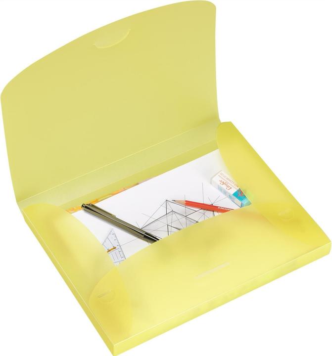 Image du produit Kolma Boîte de rangement Easy A4 hauteur de remplissage 2,5 cm jaune (A4, 1x)