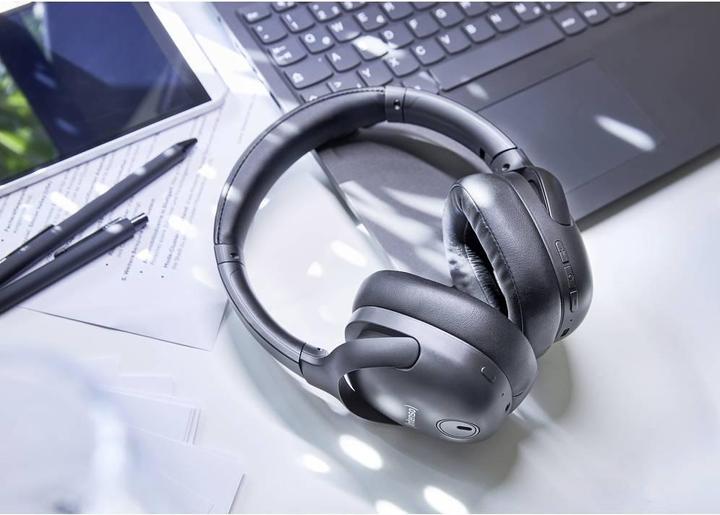 Immagine prodotto Intenso Cuffie over-ear O400HA - Cancellazione attiva del rumore ibrida, fino a 75 ore di autonomia e B (ANC, 75 h, Senza fili)