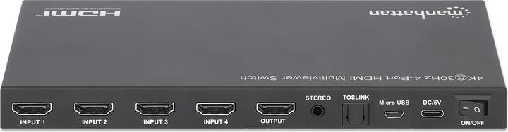 Immagine prodotto Manhattan Switch multiviewer HDMI 4K@30Hz a 4 porte