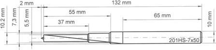 Image du produit Stern Mèche HSS pour vis d'assemblage d'angle (10 mm)
